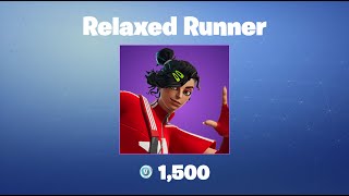 Relaxed Runner  Fortnite OutfitSkin [upl. by Aiek]