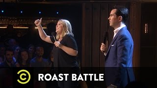 Roast Battle  Jimmy Carr vs Christi Chiello [upl. by Lidstone]