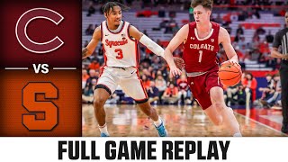 Colgate vs Syracuse Full Game Replay  202324 ACC Mens Basketball [upl. by Atteuqram]