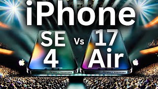 iPhone SE 4 vs iPhone 17 Air  Which one is BETTER [upl. by Lairea972]