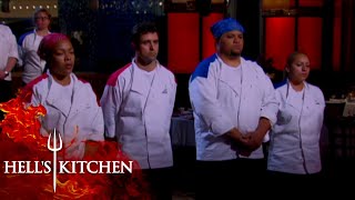 Gordon Decides Between Kashia amp Sandra For Elimination Night  Hells Kitchen [upl. by Ihteerp946]