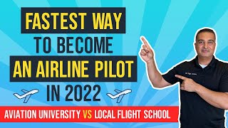 How To Become An Airline Pilot University vs Local Flight school Aviation Career Paths [upl. by Bradley]