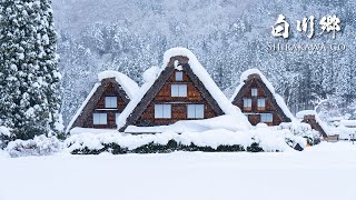 Shirakawago in Heavy Snow The Most Beautiful Winter Scenery in Japan  4K [upl. by Prober]