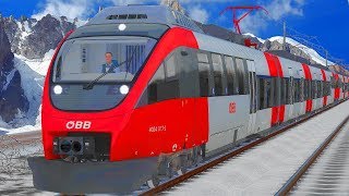 ÖBB Arlbergbahn amp Train Simulator 2019  RSSLO Talent 4024  Regionalexpress  REX Innsbruck [upl. by Ahsikat665]