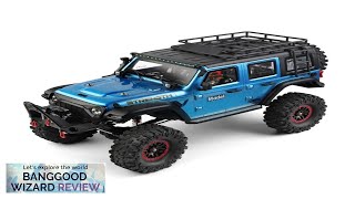 Wltoys 104010 RTR 110 24G 4WD RC Car Rock Crawler OffRoad Climbing Review [upl. by Nnairol959]