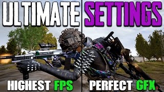 ULTIMATE PUBG SETTINGS GUIDE 2025  HIGHEST FPS BEST GRAPHICS  FULL COMPARISON  PUBG FREE TO PLAY [upl. by Akins]