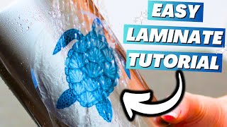 How To Laminate Your Stickers Without A Laminating Machine [upl. by Christos]