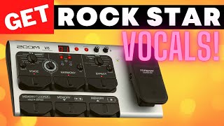 Vocal Effects Pedal Board  The ZOOM V6 [upl. by Bible325]