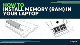 How to Install RAM in a Laptop [upl. by Nylg]