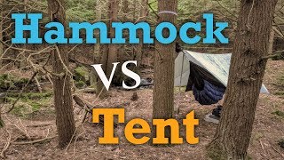 Hammock Vs Tent  Why I DONT use a Hammock [upl. by Ytissahc]