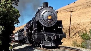 Southern Pacific 2472  Her Final Day Steaming through Niles Canyon [upl. by Kablesh]