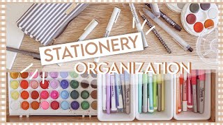 Organizing ALL of my stationery [upl. by Trudey]