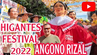 HIGANTES FESTIVAL 2022  GRAND PARADE  ANGONO RIZAL [upl. by Trinidad]