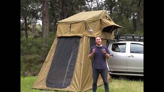 Adventure Kings Roof Top Tent and 4 Man Annex is the perfect set up for whole family [upl. by Auohs269]