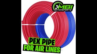 How to use PEX water lines for air lines [upl. by Neelyad]