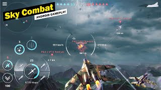 Sky Combat war planes online simulator PVP Beta Android Gameplay HD [upl. by Nicoli]