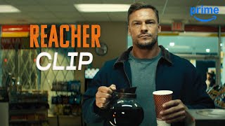 Reacher Buys Agents Duffy and Villanueva Time  REACHER  Prime Video [upl. by Ruel]