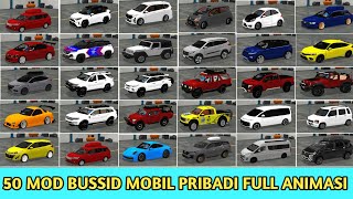 50 Mod Bussid Mobil Pribadi Terbaru  Bus Simulator Indonesia [upl. by Damahom]