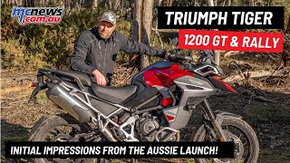 2024 Triumph Tiger 1200 GT and Rally Variants  First Impressions [upl. by Rahsab455]