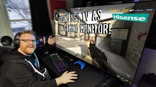 Using an affordable 55quot 4k TV as a gaming monitor [upl. by Nowtna24]