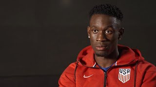 Folarin Balogun on Decision to Represent the USMNT [upl. by Ainoda323]