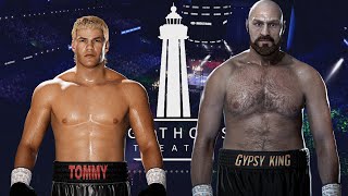 AI Hotfix Tommy Morrison vs Tyson Fury  Undisputed Boxing Game Early Access ESBC [upl. by Ocsecnarf898]