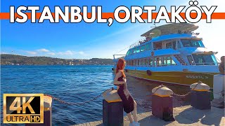 Ortaköy Istanbul 4K Walking Tour Exploring the Charm of the Bosphorus [upl. by Nylrahc]