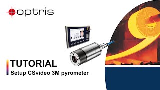 CSvideo 3M How to set up a pyrometer for low temperature measurement on metal surfaces  optris [upl. by Ganiats]