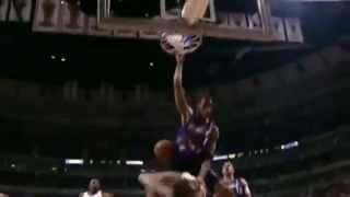 Tracy McGrady Dunks Over Kornel David [upl. by Ihsoyim469]