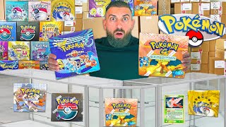 I Opened EVERY Vintage Pokemon Box Ever 500000 [upl. by Brost]