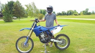 The Pure Torque MONSTER Yamaha Yz 250F First Ride [upl. by Yesnil]