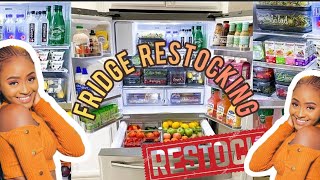 MONTHLY FRIDGE RESTOCKING AND UNPACKING [upl. by Binnings]