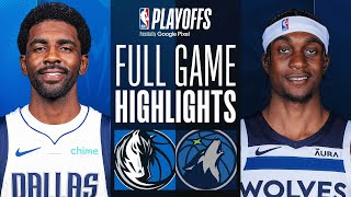 5 MAVERICKS at 3 TIMBERWOLVES  FULL GAME 1 HIGHLIGHTS  May 22 2024 [upl. by Yrrot]