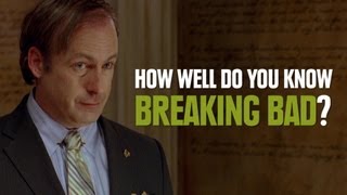 How Well Do You Know Breaking Bad [upl. by Swetlana]