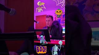 Spooky Scary Skeletons Piano halloween thelivingtombstone memes spooky music singer [upl. by Pampuch]