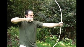 Making a Primitive Bow Part 1 [upl. by Ysle]