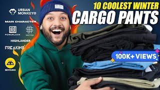 10 Best Stylish Cargo Pants for Men 2024 🔥 Winter Cargo Pant Haul  Powerlook Snitch  ONE CHANCE [upl. by Londoner]