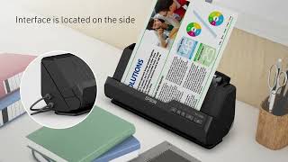 Epson WorkForce ESC320W A4 Document Scanner Product Introduction [upl. by Llertnor]