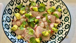 Deliciously Simple Kingfish Ceviche [upl. by Reggy549]