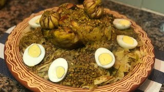 refissa au poulet  الرفيسة المغربية بدجاج 🐔🐔 [upl. by Yllehs]