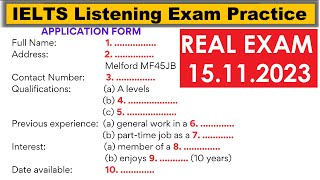 IELTS Listening Practice Test 2023 with Answers  IELTS Listening Practice [upl. by Ylac]