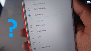 USB preference options explained  What is MIDI amp PTP  Mobile to PC connect USB option meaning [upl. by Scrope]