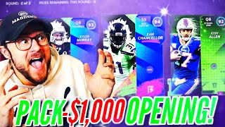 THE CRAZIEST 1000 PACK OPENING IN MADDEN 21 [upl. by Tannenwald527]