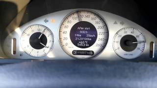 MercedesBenz w211 E500 acceleration [upl. by Asemaj]