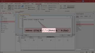 Concatenating Field Values in a Query in MS Access  Office 365 [upl. by Trillby770]