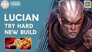 Lucian Try Hard New Build  Wild Rift Lucian Gameplay  Lucian Build and Runes  Platinum Rank [upl. by Oizirbaf]