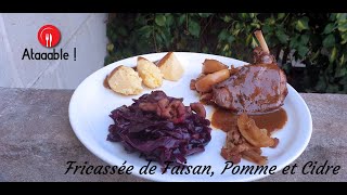 Fricassée de Faisan aux Pommes et au Cidre [upl. by Gershon832]