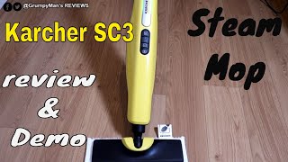 Karcher SC 3 Upright EasyFix Steam Mop Review amp Demonstration [upl. by Jamnes40]