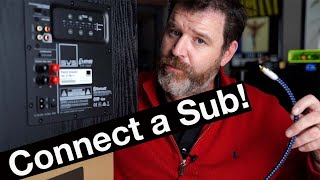 How to Connect a Subwoofer to Anything V20 [upl. by Yvette]