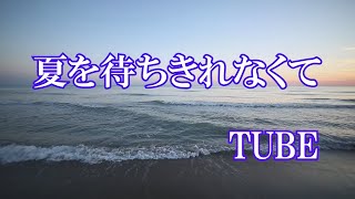 夏を待ちきれなくて  TUBE 歌詞入り [upl. by Maren]